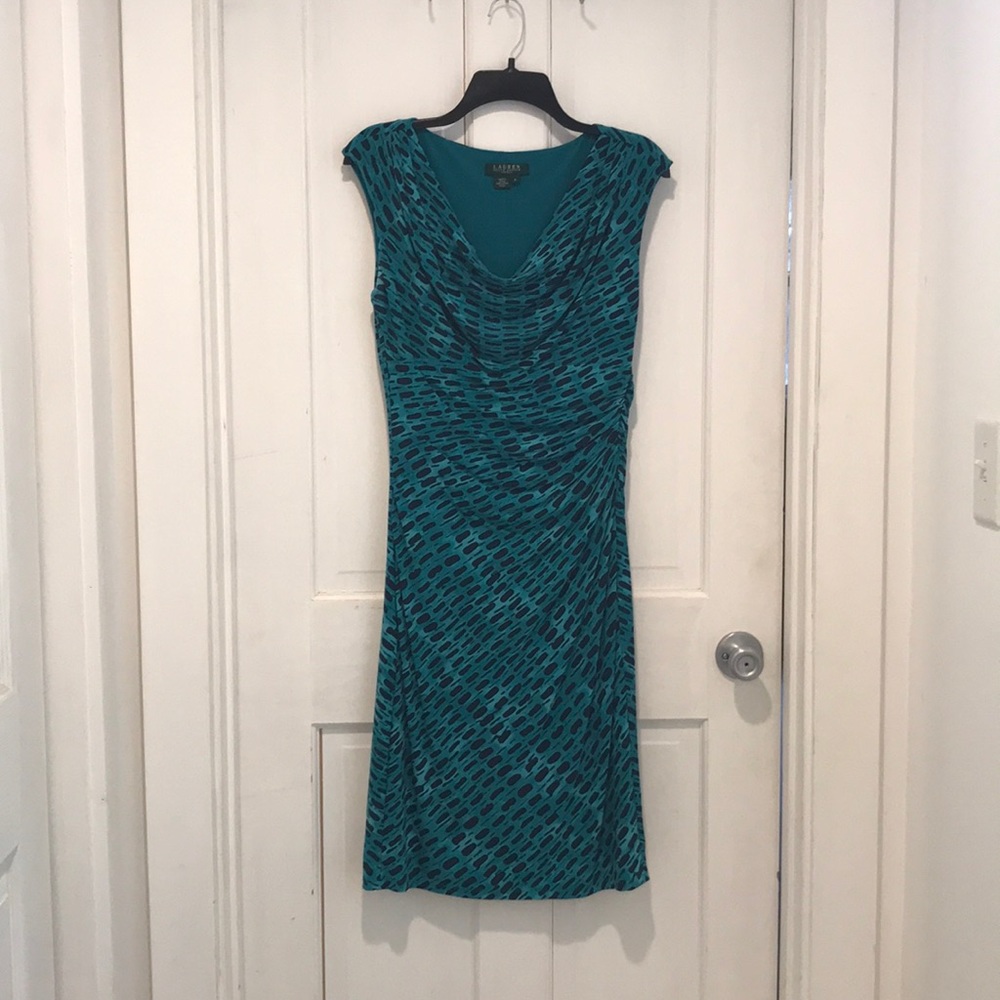 Size 8 turquoise Ralph Lauren dress